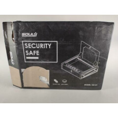 SOULYI Biometric Gun Safe Fingerprint Digital Keypad Frosted Black Open box