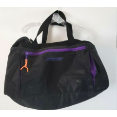 Dunlop Vintage Zippered Purple Orange Black Gym Bag