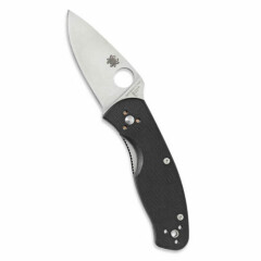 Spyderco C136GP Persistence Black G-10 PlainEdge Knife