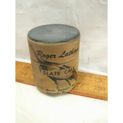 Vintage Penn's Woods Roger Latham Slate Call Turkey Caller Game Wood Cylinder