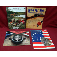 Lot of 4 Gun & Ammo Co. Catalogs/Calendar, Marlin. Savage, US Calendar