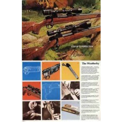 Weatherby 1972 Fine Firearms Catalog