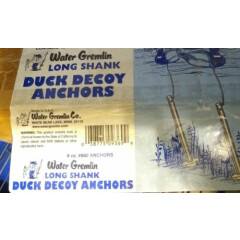 36 NEW Water Gremlin Long Shank Decoy Anchors, 8oz. - #880 - FREE SHIPPING!