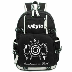 Newest Naruto Pattern Backpack Umbrella Schoolbag Glow Book bag Travel bag